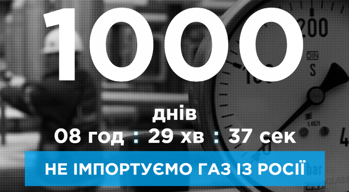 Украина уже тысячу дней не импортирует газ из России