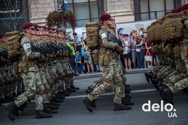 Как проходила репетиция парада в центре Киева. Фото: Э. Солдатова