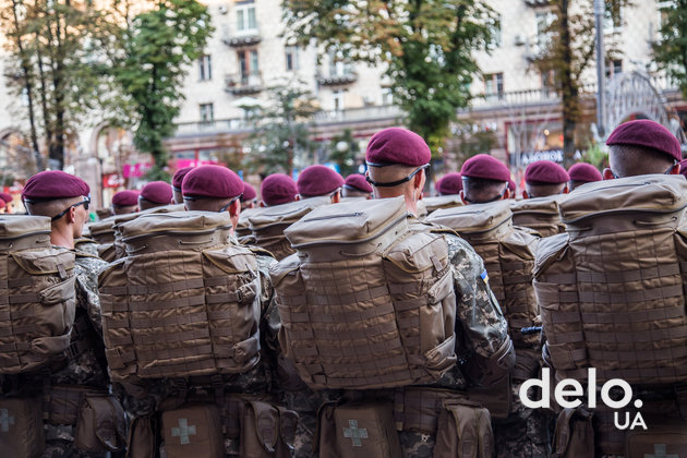 Как проходила репетиция парада в центре Киева. Фото: Э. Солдатова