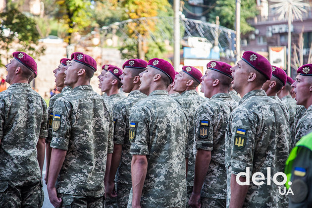 Как проходила репетиция парада в центре Киева. Фото: Э. Солдатова