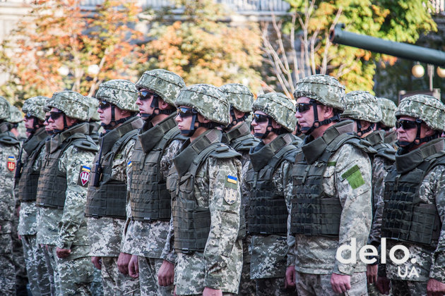 Как проходила репетиция парада в центре Киева. Фото: Э. Солдатова