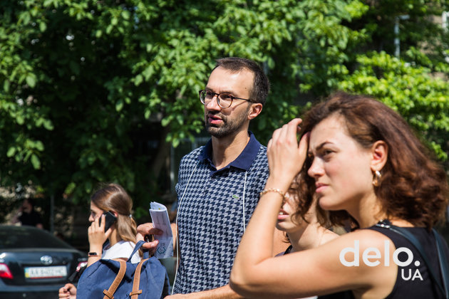 Митинг под зданием МВД. 1 августа 2018. Фото: Э.Солдатова