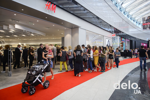 Открытие магазина H&M в Lavina Mall (Киев). Фото: Татьяна Довгань