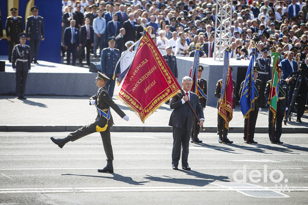 Военный парад на 27-й День Независимости. Фото: Т.Довгань