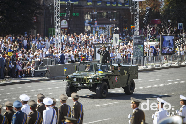 Военный парад на 27-й День Независимости. Фото: Т.Довгань