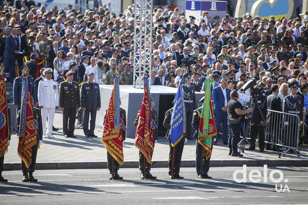 Военный парад на 27-й День Независимости. Фото: Т.Довгань