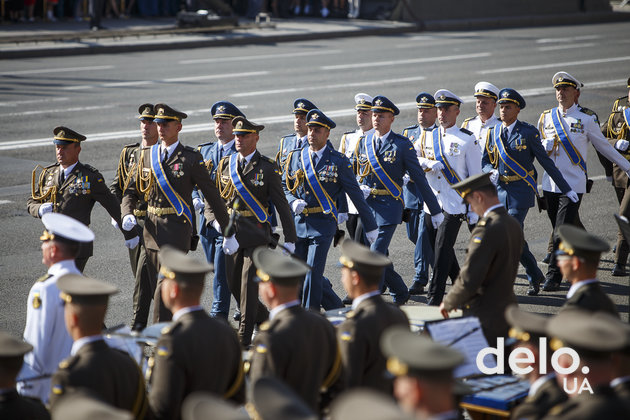 Военный парад на 27-й День Независимости. Фото: Т.Довгань