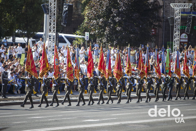 Военный парад на 27-й День Независимости. Фото: Т.Довгань