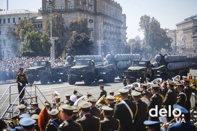 Военный парад на 27-й День Независимости. Фото: Т.Довгань