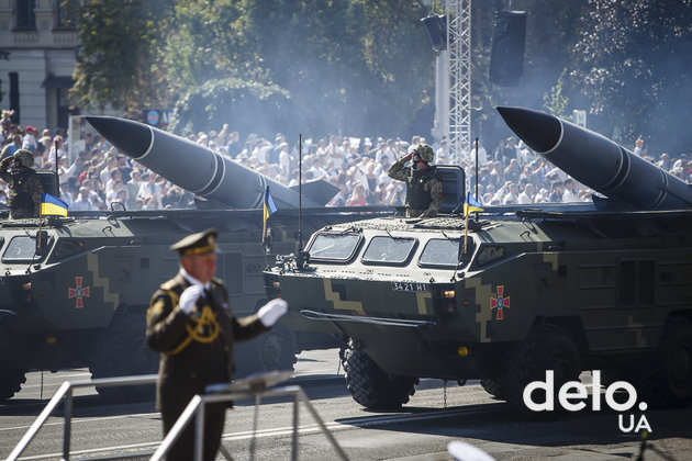 Военный парад на 27-й День Независимости. Фото: Т.Довгань