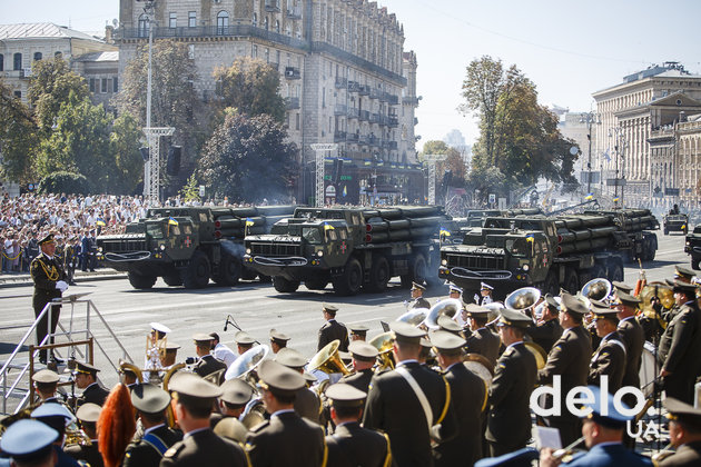 Военный парад на 27-й День Независимости. Фото: Т.Довгань