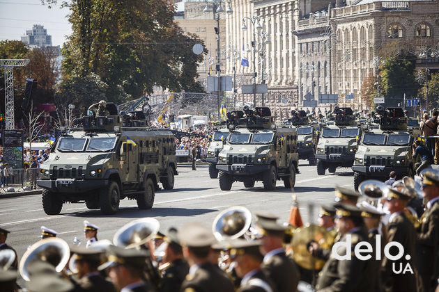 Военный парад на 27-й День Независимости. Фото: Т.Довгань