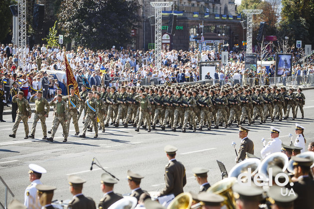 Военный парад на 27-й День Независимости. Фото: Т.Довгань